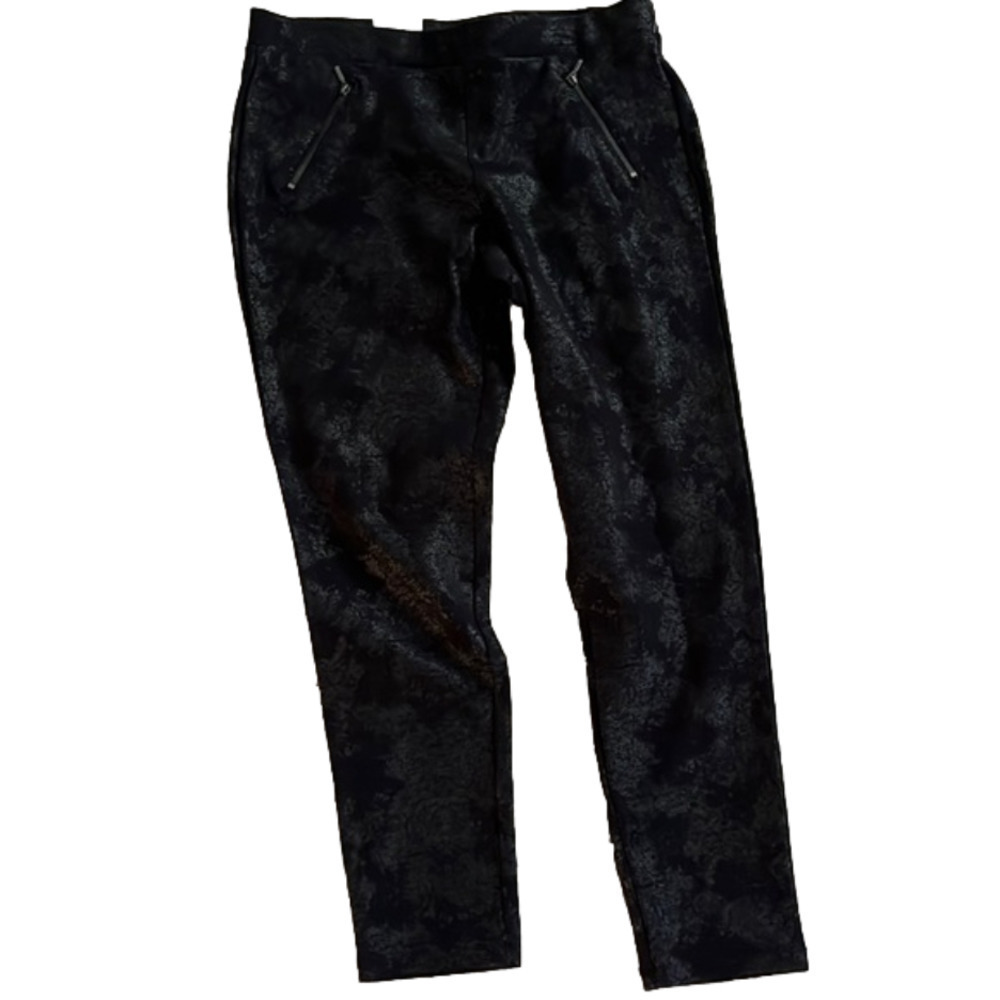 Nwt deep black style and company mid rise comfort waist leggings